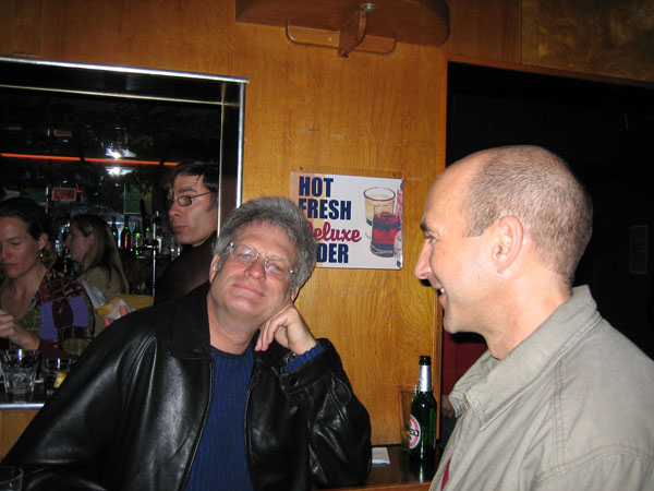 Bill Sonnenschein, Ralph Manak and Carolyn Hubbard (in the background)